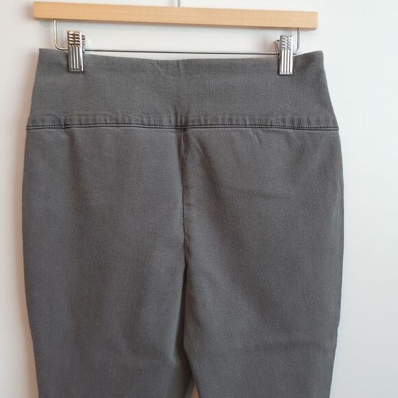 QVC Girl with Curves Denim Jeggings Gray Stretchy Sustainable Repreve Fabric - Picture 5 of 10